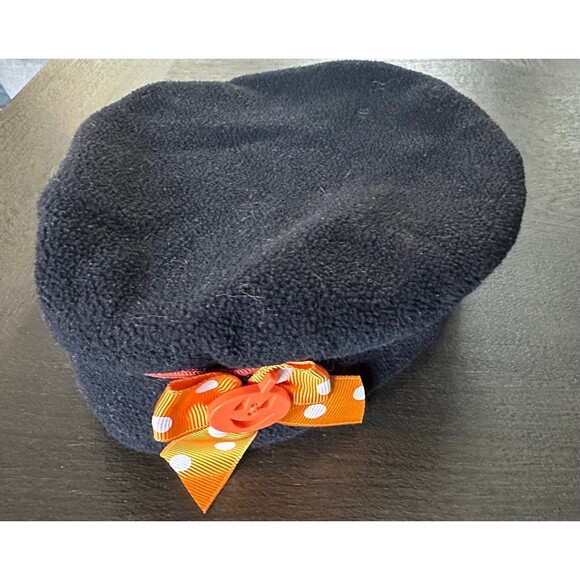 Bonnie Baby Halloween Pumpkin Coat & Hat Set Size 3–6M Black Orange Fleece - Picture 6 of 6